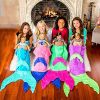 Blue/Aqua Mermaid Blanket - Blankie Tails