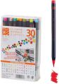 AKASHIYA TRADITIONAL WATERCOLOR BRUSH PEN- 30 COLOR SET