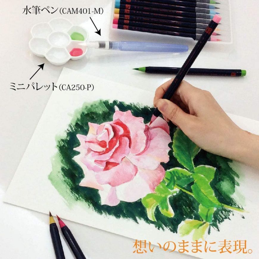 AKASHIYA AUTUMN COLOR BRUSH - 5 COLOR SET