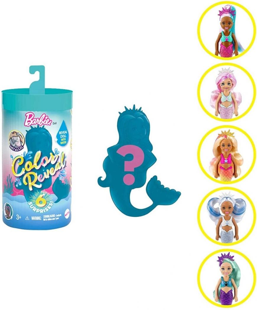 BARBIE COLOR REVEAL CHELSEA MERMAID - MERMAID SERIES