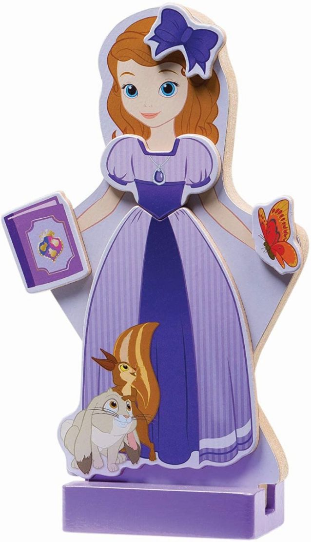 SOFIA THE FIRST - WOODEN MAGNETIC DRESS-UP PLAY SET