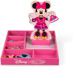 MINNIE MOUSE - WOODEN MAGNETIC DRESS-UP PLAY SET