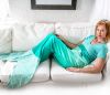 AQUA GRADIENT MERMAID (ADULT SIZE) - BLANKIE TAILS