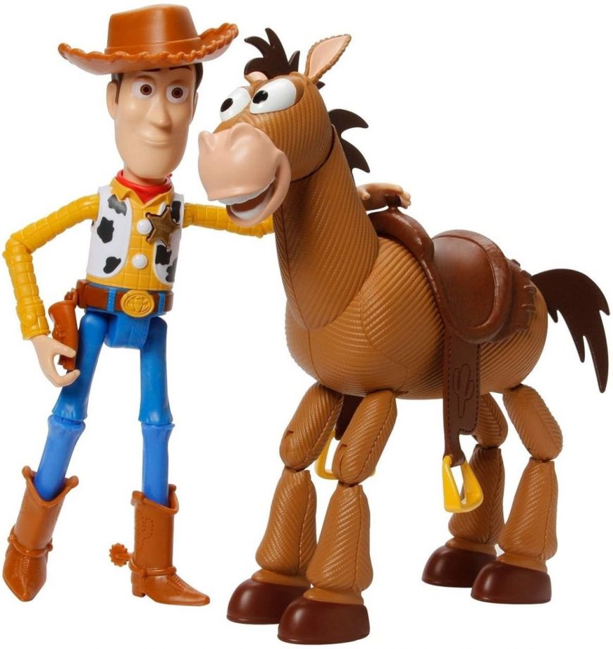 WOODY AND BULLSEYE ACTION FIGURES - TOY STORY