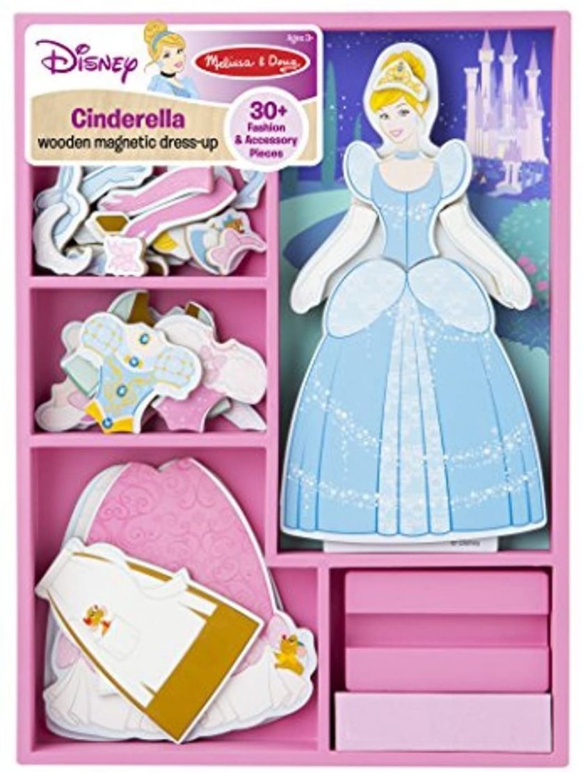 CINDERELLA - WOODEN MAGNETIC DRESS-UP PLAY SET