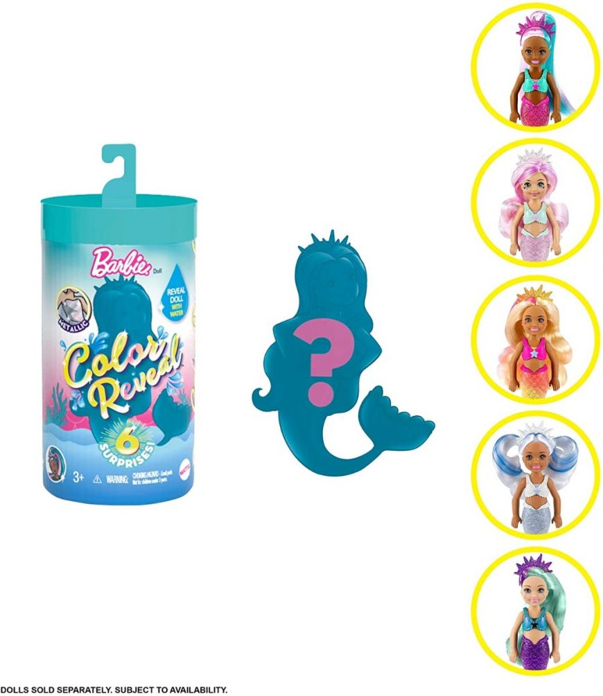 BARBIE COLOR REVEAL CHELSEA MERMAID - MERMAID SERIES