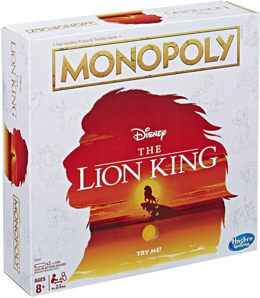 THE LION KING MONOPOLY - BOARD GAME