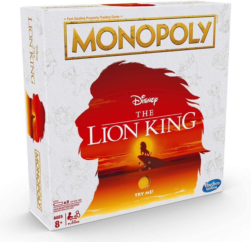 THE LION KING MONOPOLY - BOARD GAME