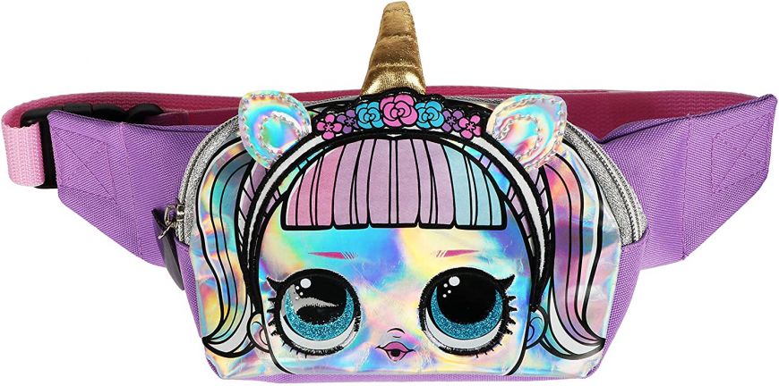 PURPLE UNICORN L.O.L SURPRISE - WAIST BAG