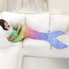 Rainbow Glitter Mermaid Blanket - Blankie Tails