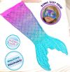 Purple Aqua Gradient Mermaid Blanket - Blankietails