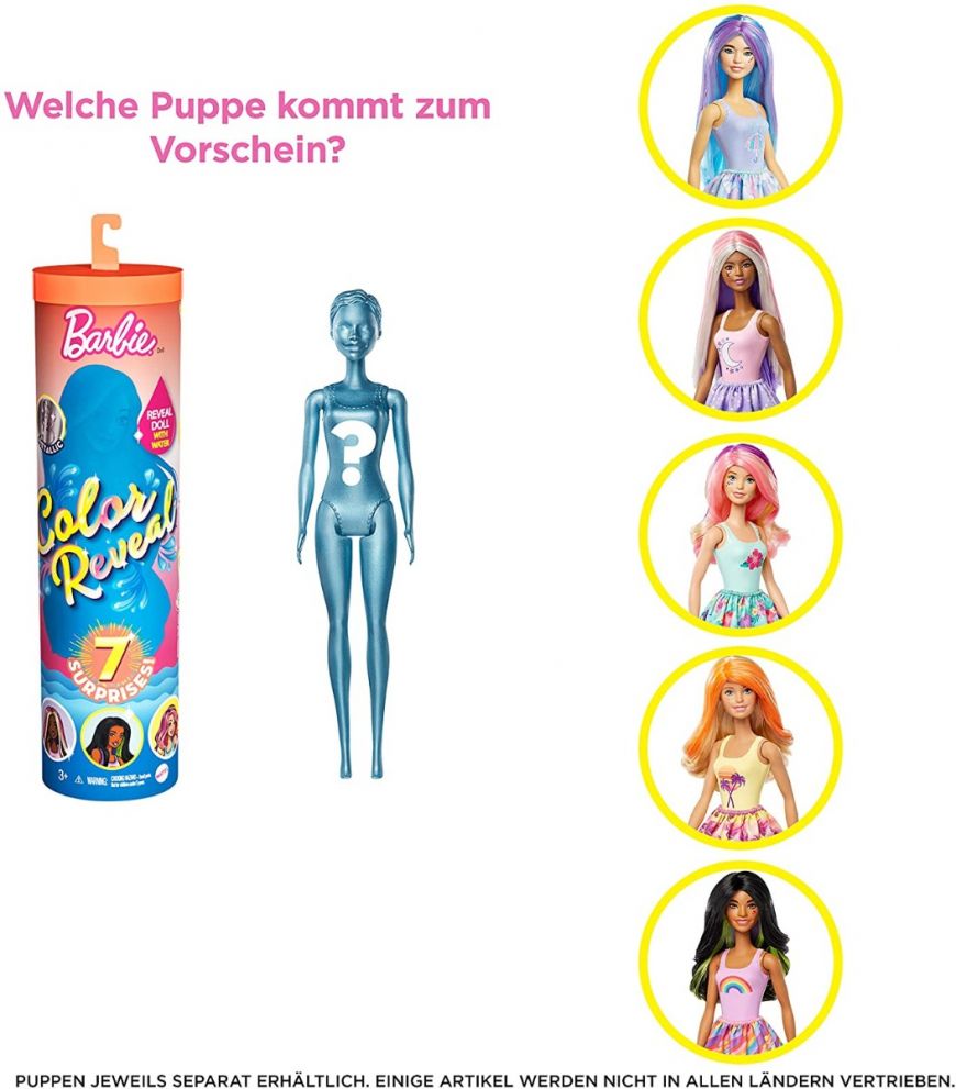 BARBIE COLOR REVEAL DOLL - FOOD-THEMED