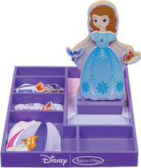 SOFIA THE FIRST - WOODEN MAGNETIC DRESS-UP PLAY SET