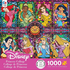 DISNEY PRINCESSES STAINED GLASS - 1000 PCS PUZZLE