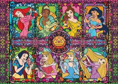 DISNEY PRINCESSES STAINED GLASS - 1000 PCS PUZZLE