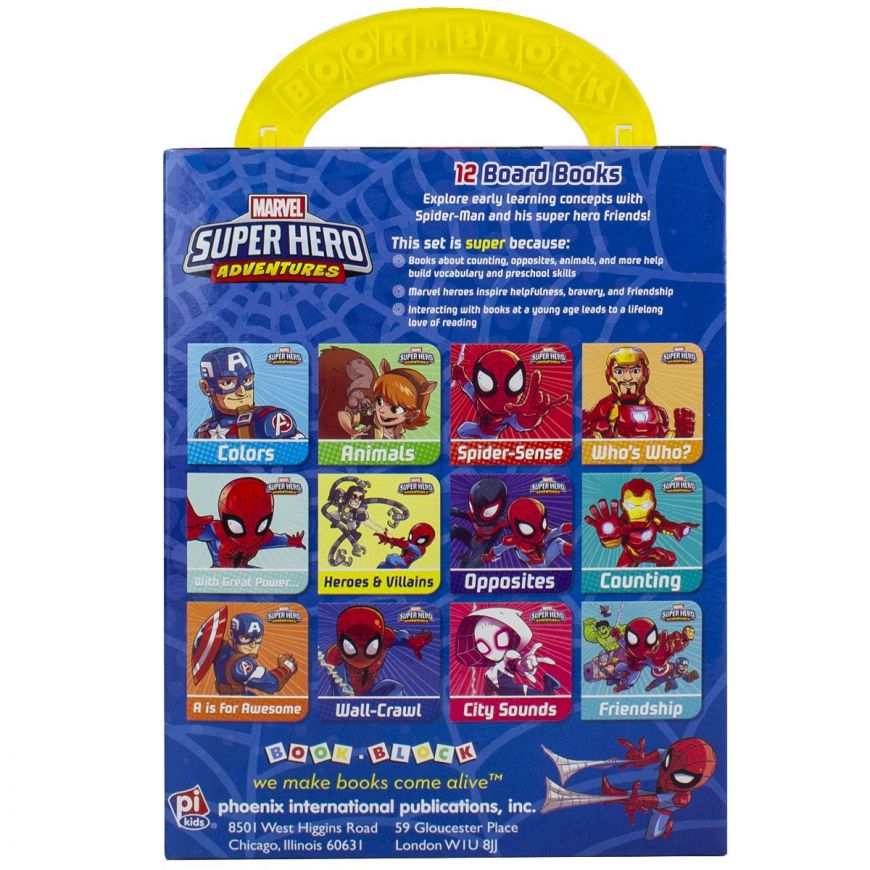 SPIDERMAN SUPER HERO ADVENTURES - MY FIRST LIBRARY BOOKS