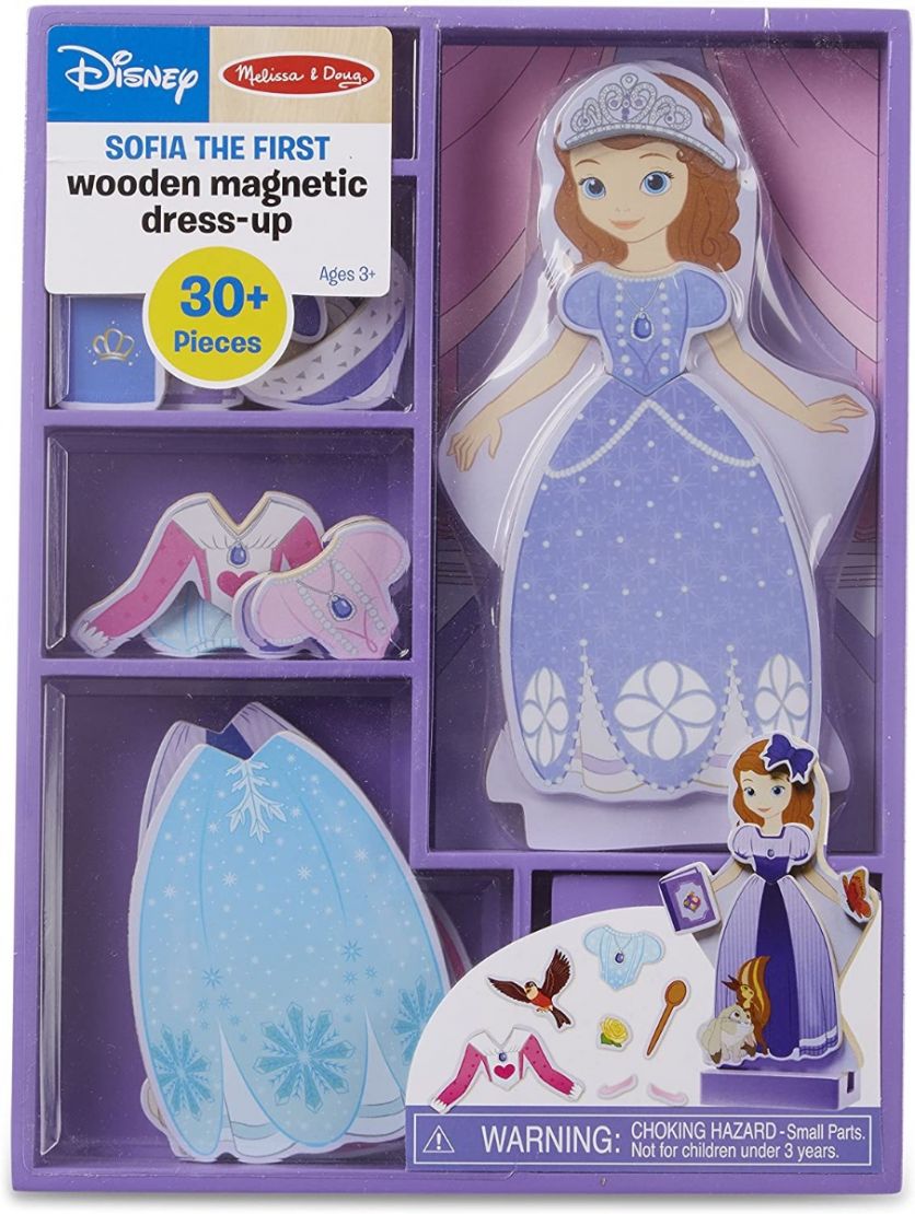 SOFIA THE FIRST - WOODEN MAGNETIC DRESS-UP PLAY SET