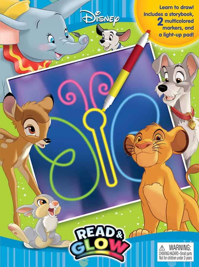 DISNEY ANIMALS READ & GLOW