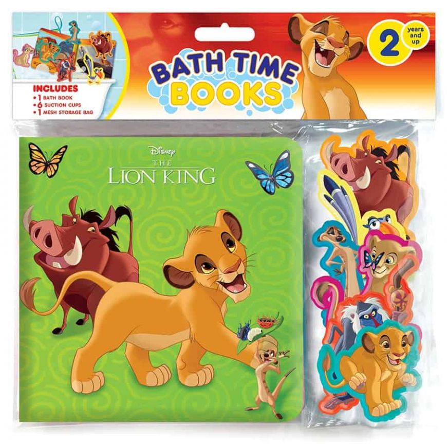 THE LION KING BATH TIME BOOKS