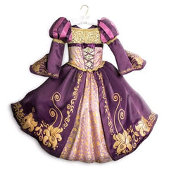 DISNEY STORE TANGLED RAPUNZEL DELUXE DESIGNER COLLECTION COSTUME GOWN DRESS