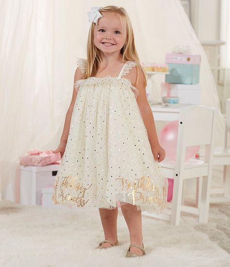 BIRTHDAY PRINCESS WHITE DRESS