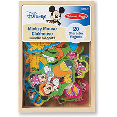 MICKEY MOUSE CLUB HOUSE - WOODEN MAGNET SET