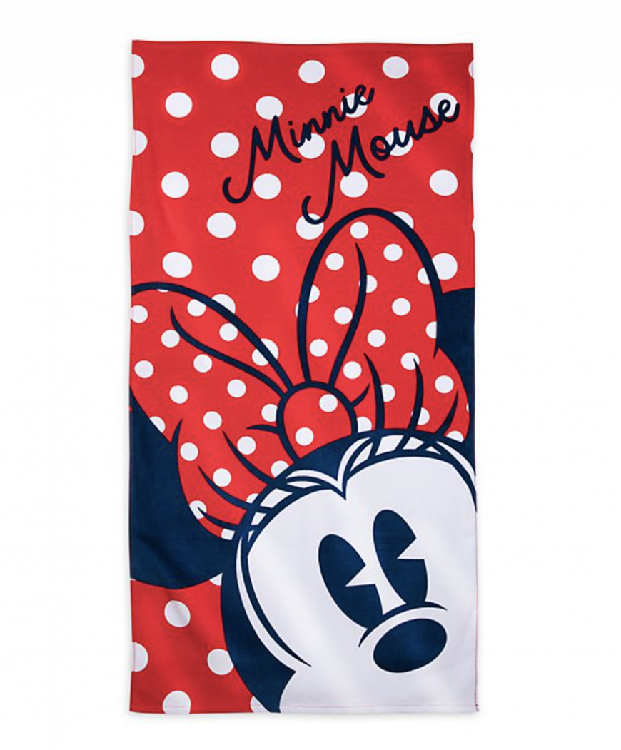 MINNIE MOUSE POLKA DOT BEACH TOWEL