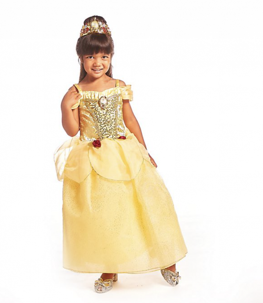 DISNEY STORE BELLE COSTUME FOR KIDS BEAUTY AND THE BEAST