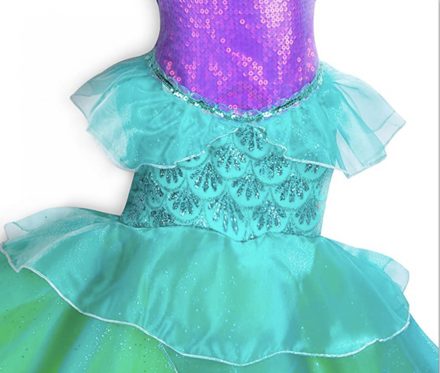 SEQUINNED ARIEL COSTUME