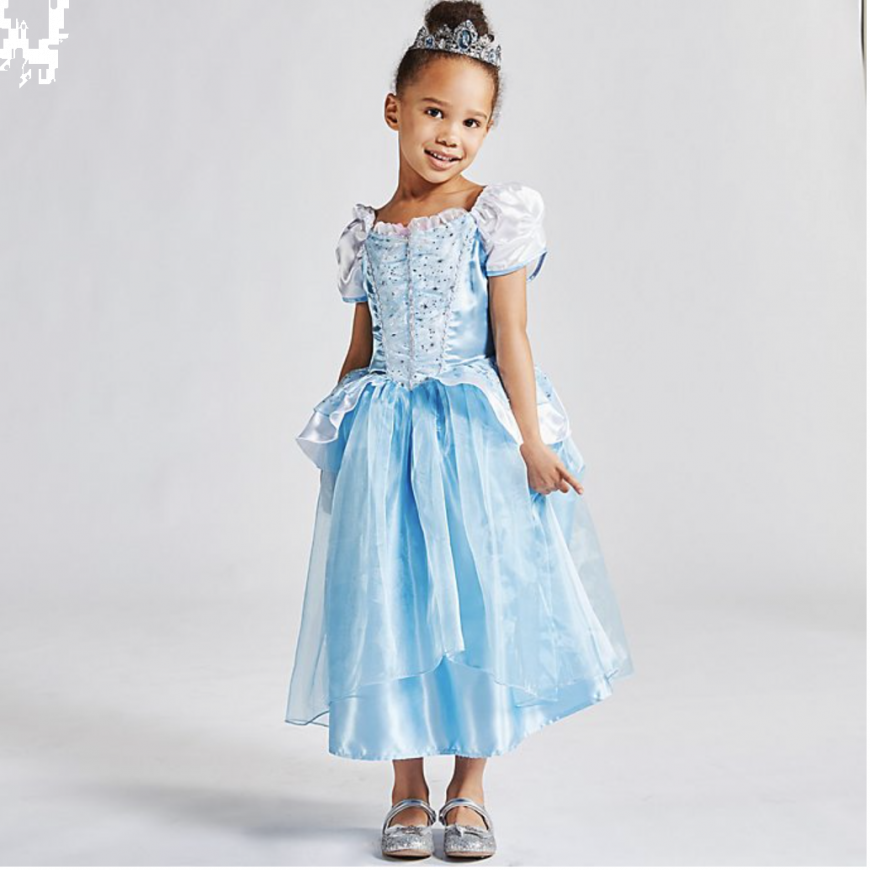 DISNEY STORE CINDERELLA 2-IN-1 COSTUME FOR KIDS