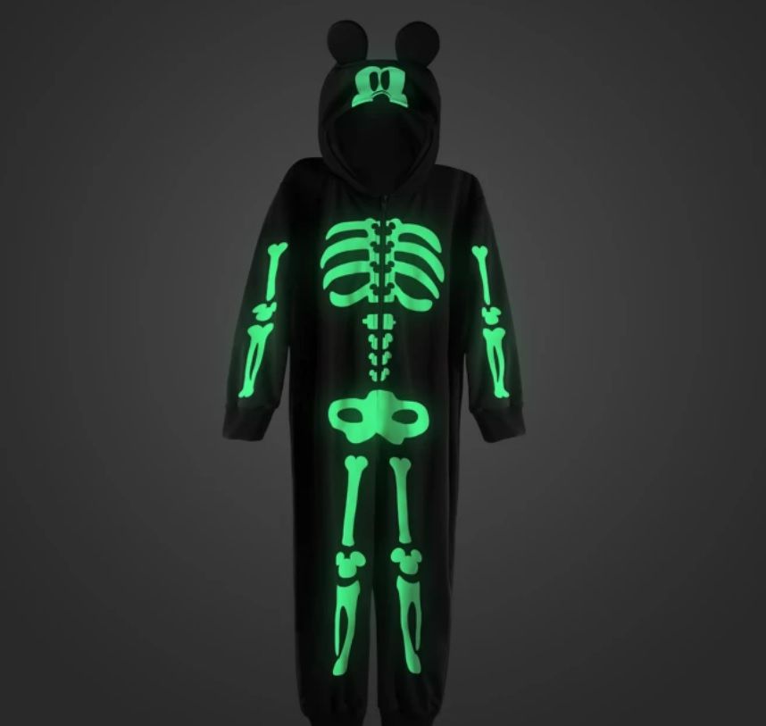 MICKEY MOUSE GLOW-IN-THE-DARK SKELETON