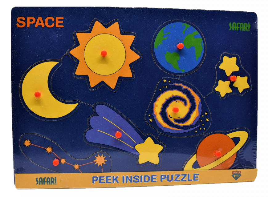 SPACE PEEK INSIDE - SAFARI PUZZLE