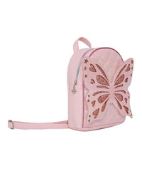 PINK AND GLITTER BUTTERFLY - MINI BACKPACK